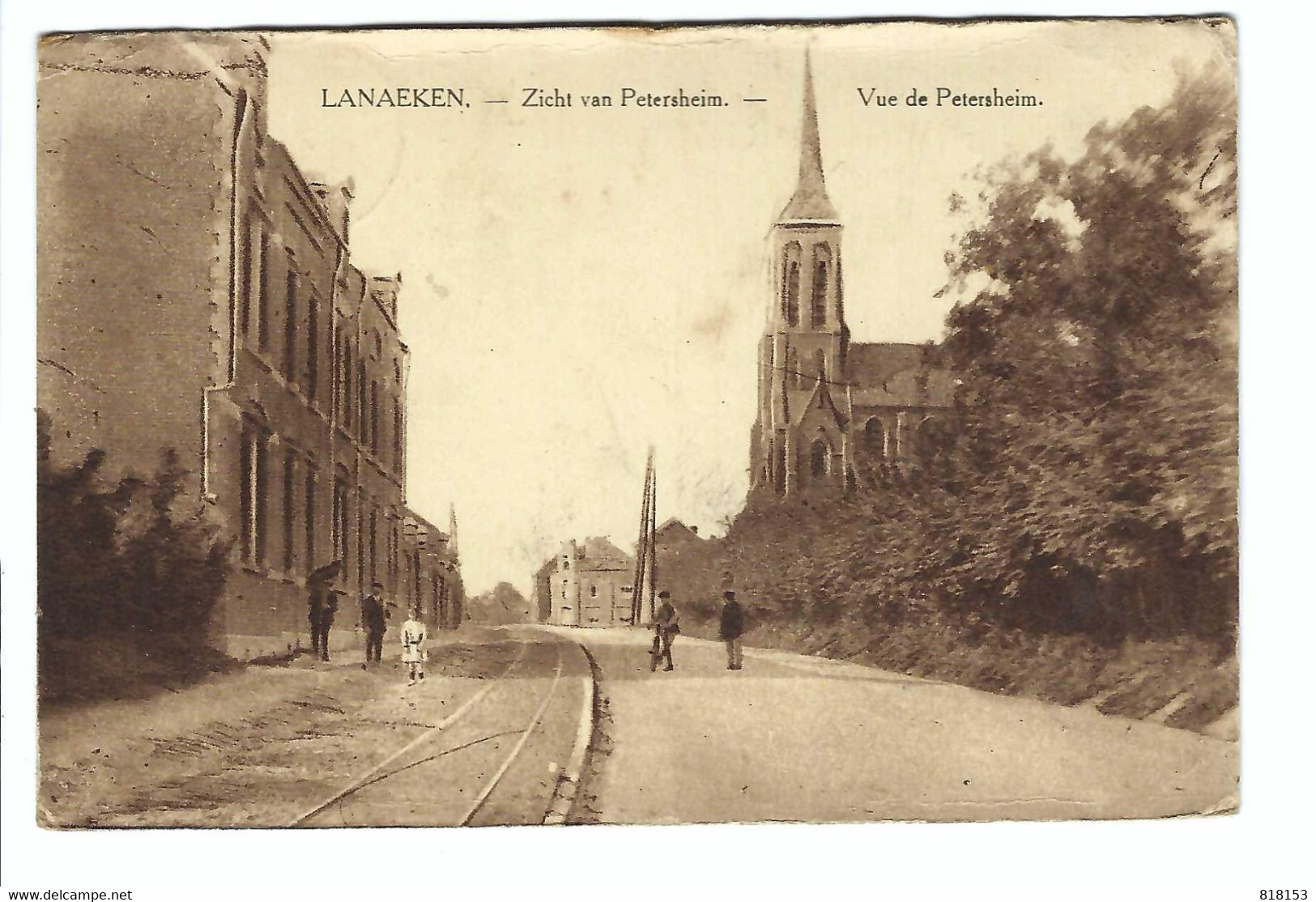 Lanaken  LANAEKEN  -  Zicht Van Petersheim  -  Vue De Petersheim  1920 - Lanaken