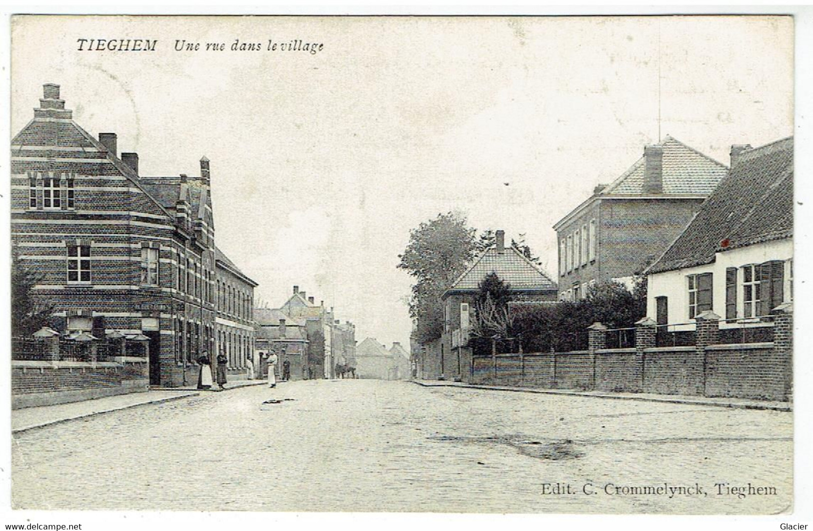 TIEGHEM - Anzegem - Une Rue Dans Le Village - Anzegem