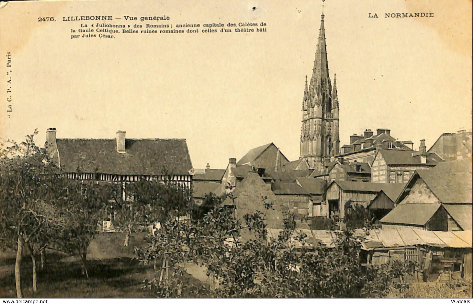 036 630 - CPA - France (76) Seine Maritime - Lillebonne - Vue Générale - Lillebonne