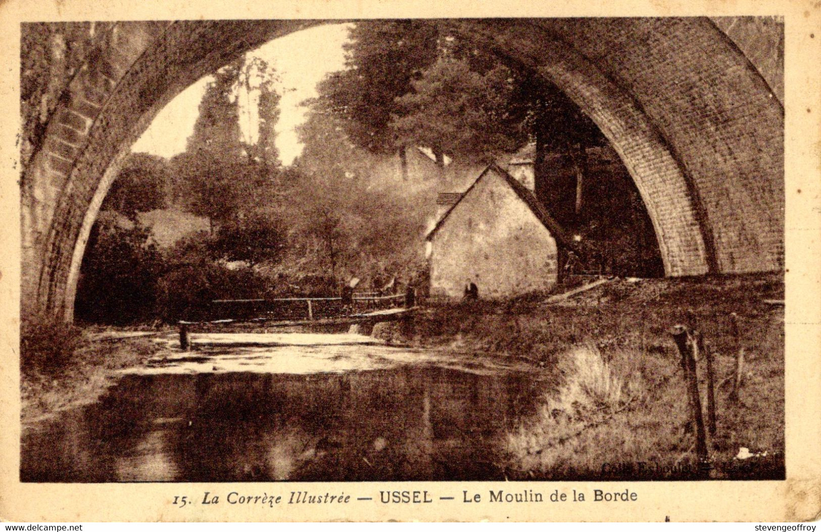 19 Correze Ussel CPA Le Moulin De La Borde Batiment Edifice Histoire Patrimoine 1933 - Ussel