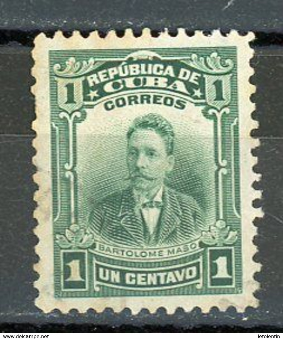 CUBA : MASO - N° Yvert  161 Obli. - Used Stamps