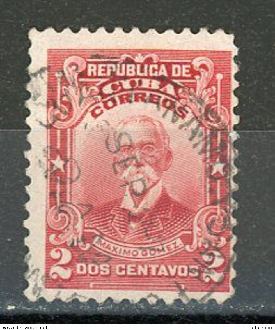 CUBA : GOMEZ - N° Yvert 162 Obli. - Oblitérés