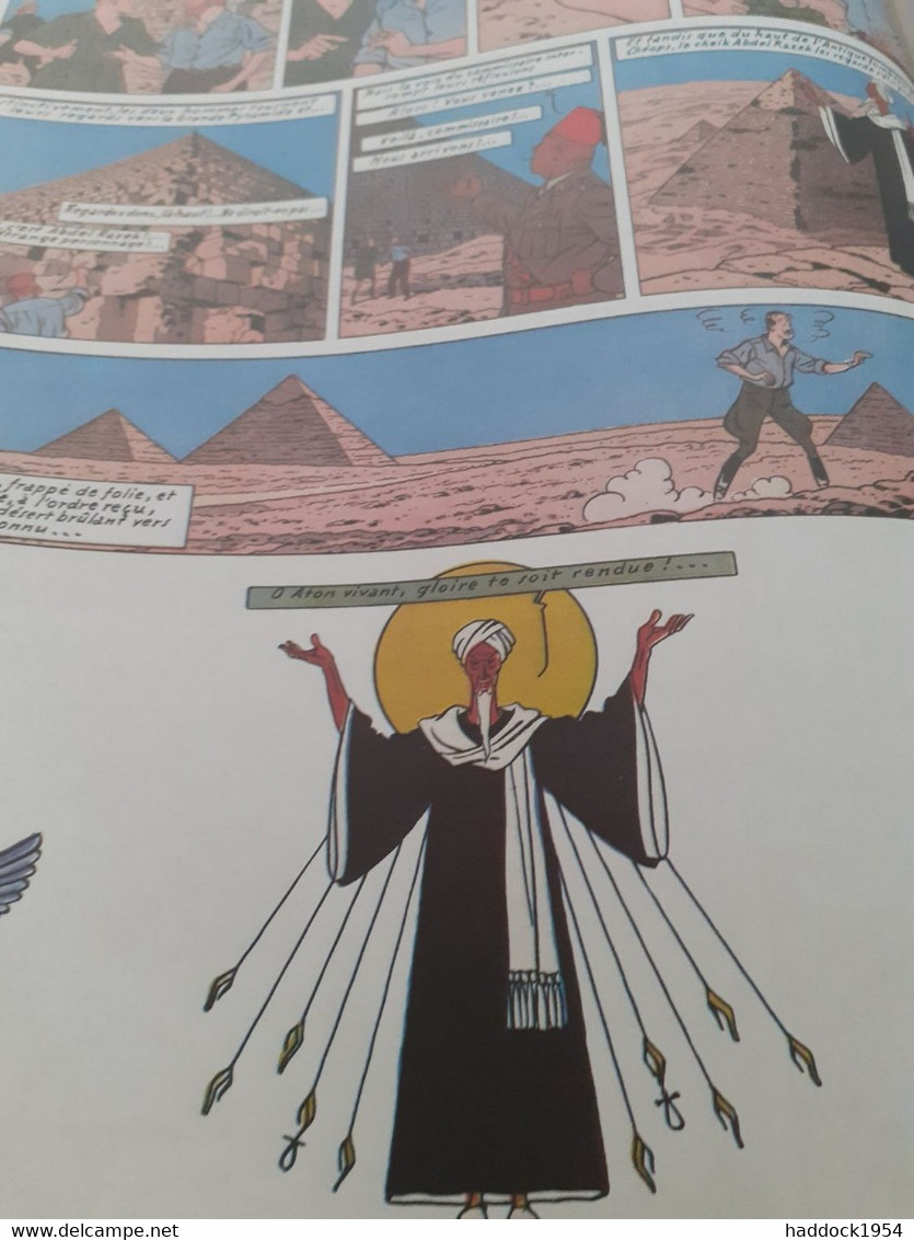 le mystère de la grande pyramide tome 2 la chambre d'horus E.P.JACOBS blue circle 1985