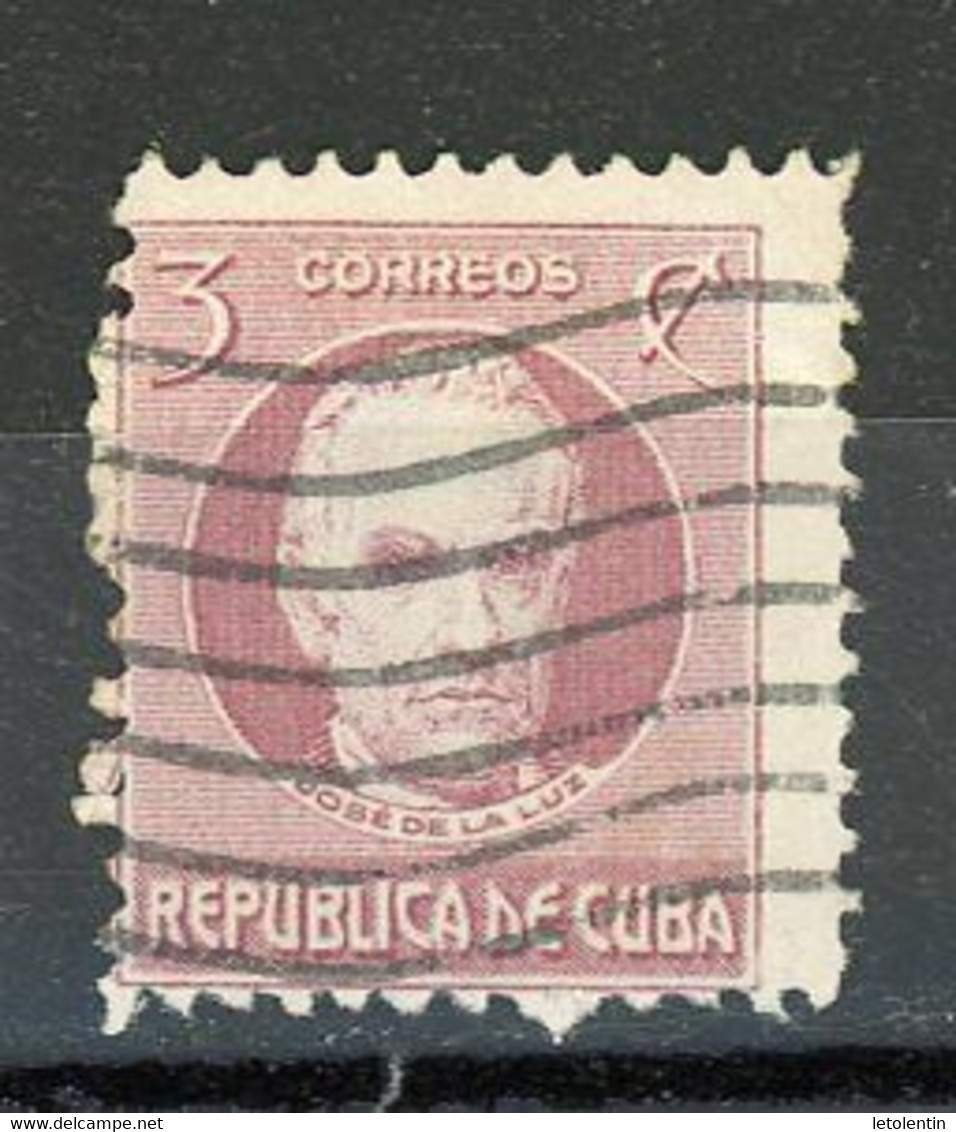 CUBA : DE LA LUZ - N° Yvert  177 Obli. - Used Stamps