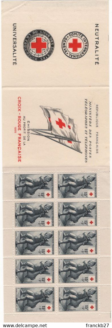 1955 - Carnet Croix Rouge - - Croce Rossa