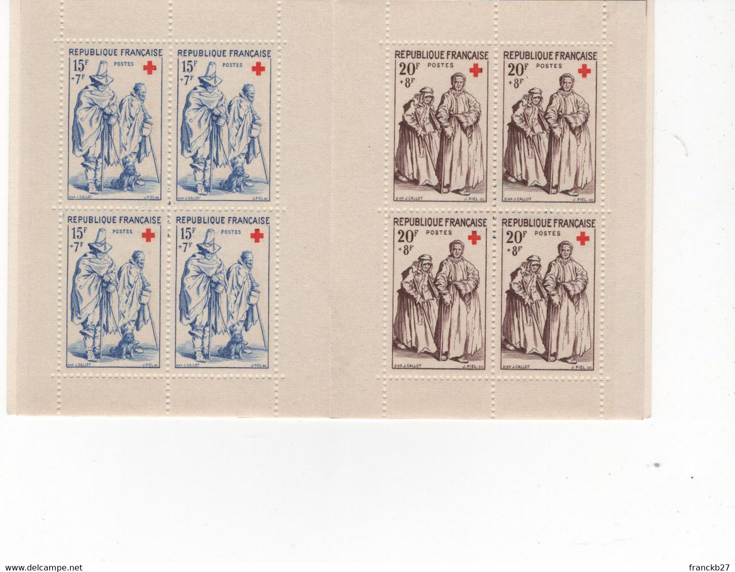 1957 - Carnet Croix Rouge - Etat Neuf - Red Cross