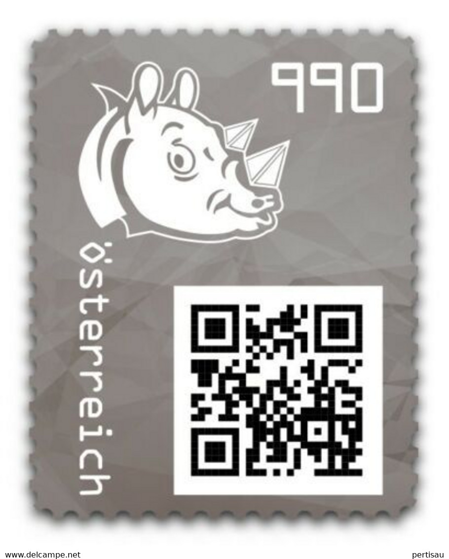 Crypto 3.1  Rhino Code Zwart-  2021 - Unused Stamps