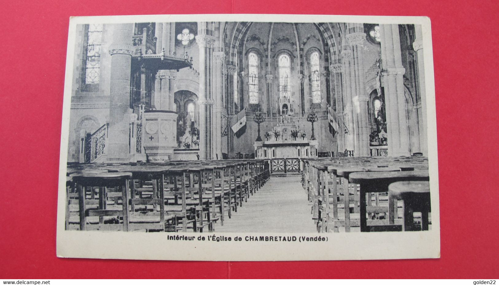 CHAMBRETAUD. Intérieur De L'Eglise - Andere & Zonder Classificatie