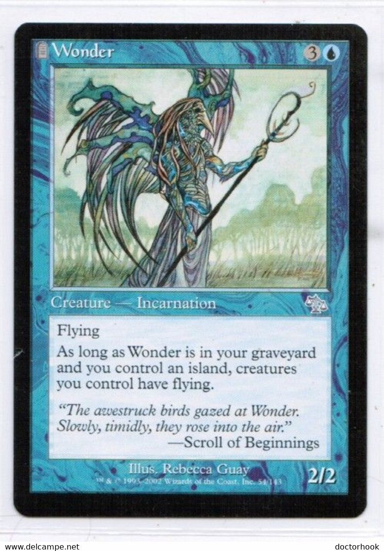 MAGIC The GATHERING  "Wonder"---JUDGMENT (MTG--119-3) - Autres & Non Classés