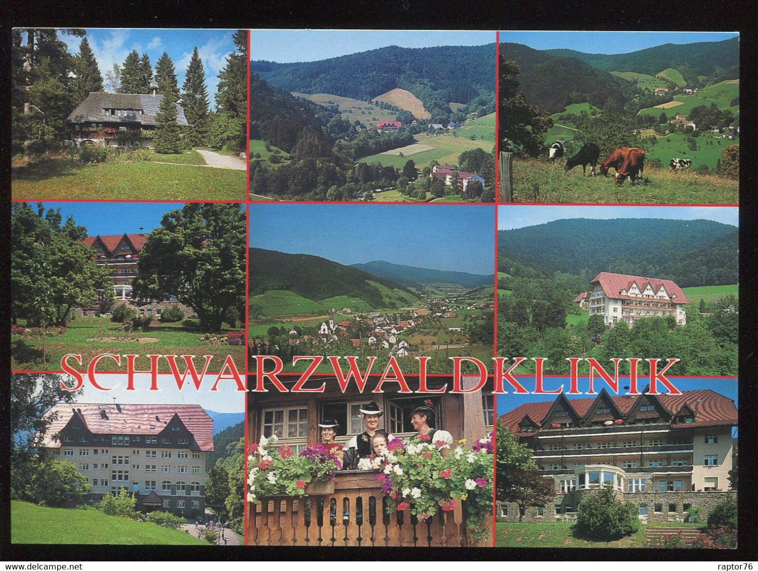 CPM Neuve Allemagne GLOTTERTAL " Schwarzwaldklinik "  Filmsérie Multi Vues - Glottertal