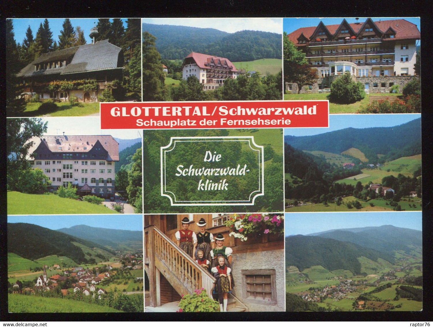 CPM Neuve Allemagne GLOTTERTAL " Schwarzwaldklinik "  Filmsérie Multi Vues - Glottertal