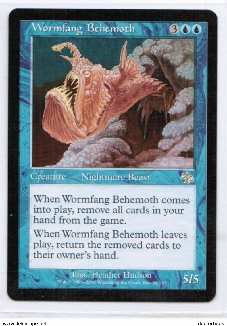 MAGIC The GATHERING  "Wormfang Behemoth"---JUDGMENT (MTG--119-9) - Andere & Zonder Classificatie