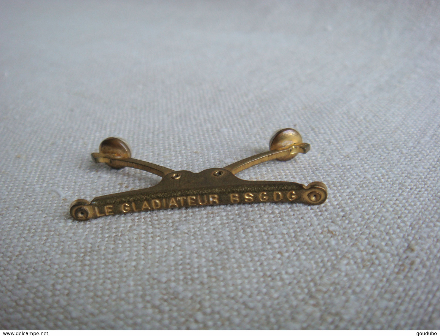 Pince Col Le Gladiateur BSGDG Boutons  Perles Nacré . - Cuff Links & Studs