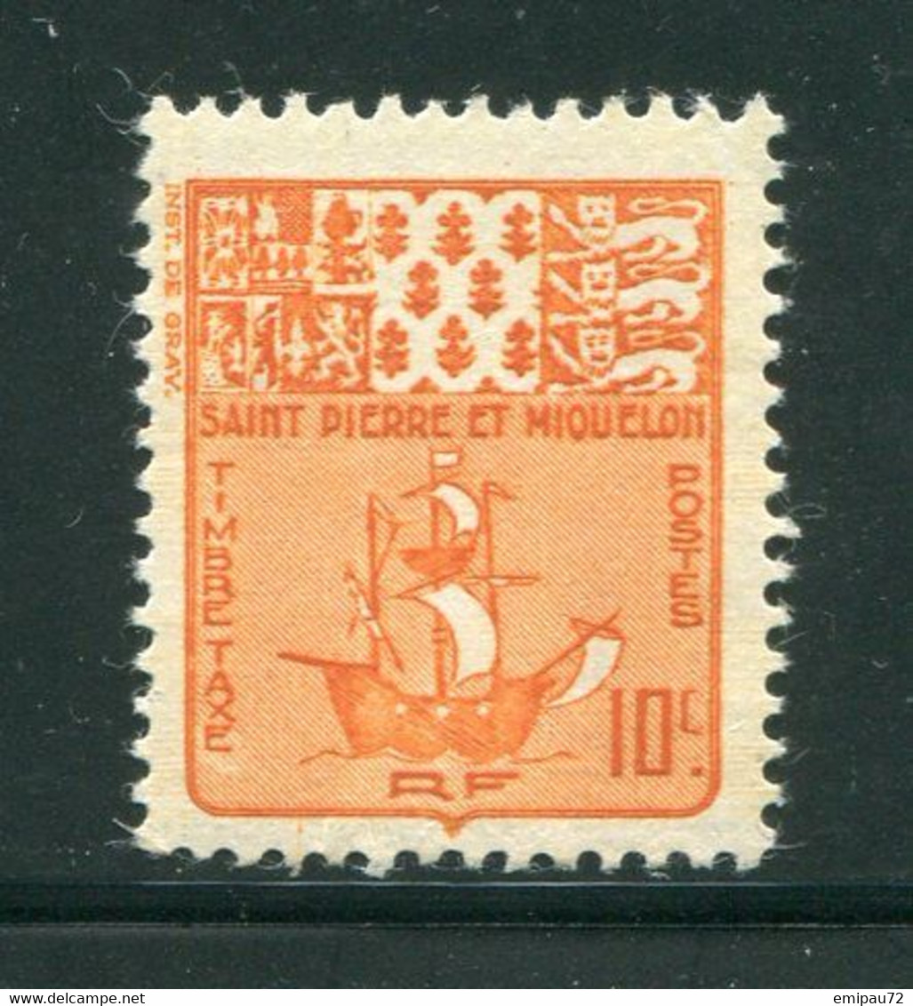 SAINT PIERRE ET MIQUELON- Taxe Y&T N°67- Neuf Sans Charnière ** - Timbres-taxe