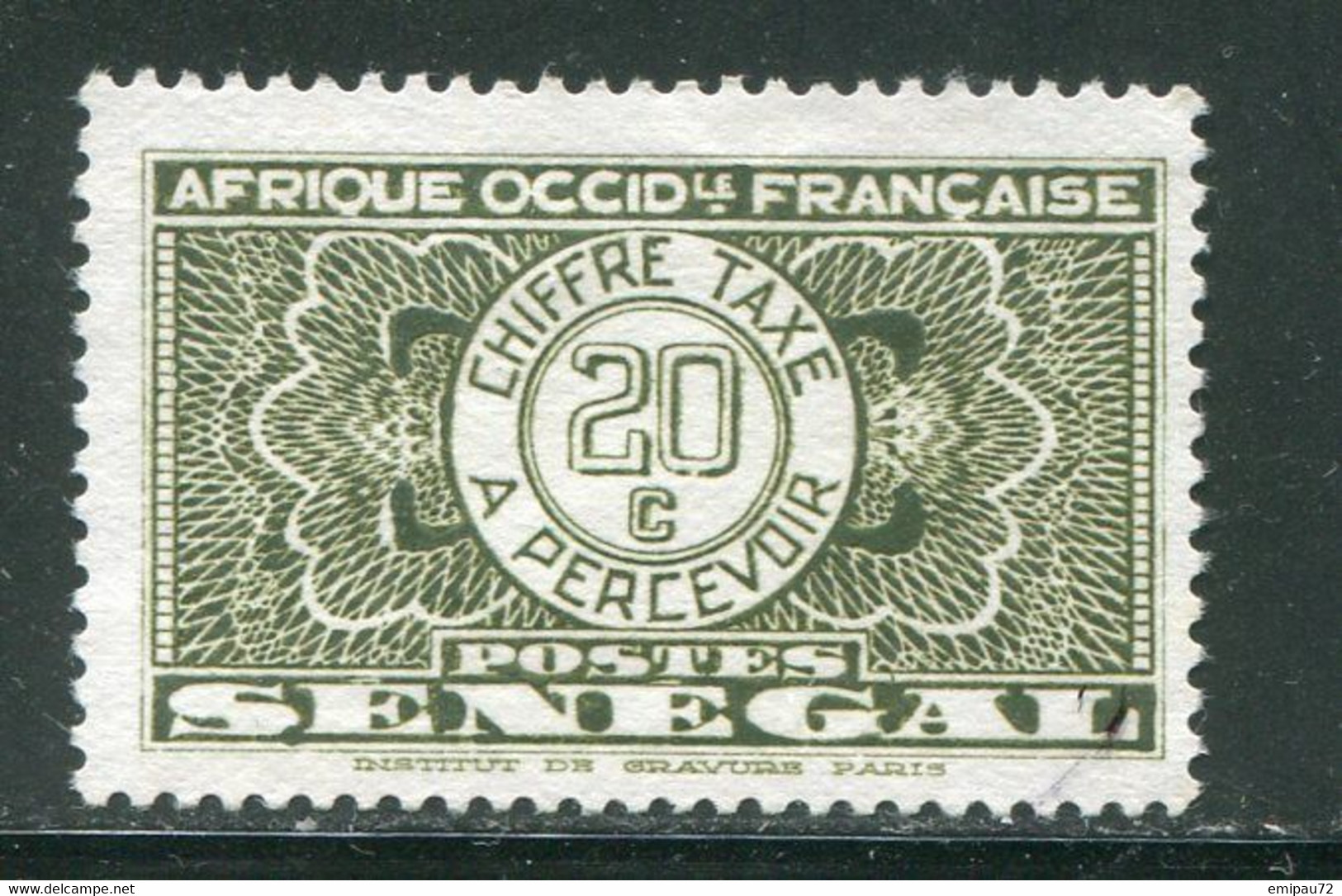 SENEGAL- Taxe Y&T N°25- Neuf Sans Gomme - Segnatasse