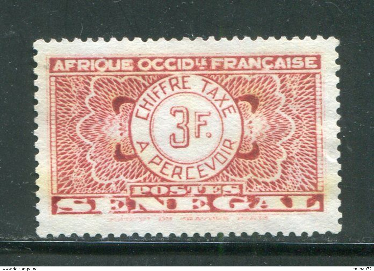 SENEGAL- Taxe Y&T N°31- Neuf Sans Gomme - Portomarken