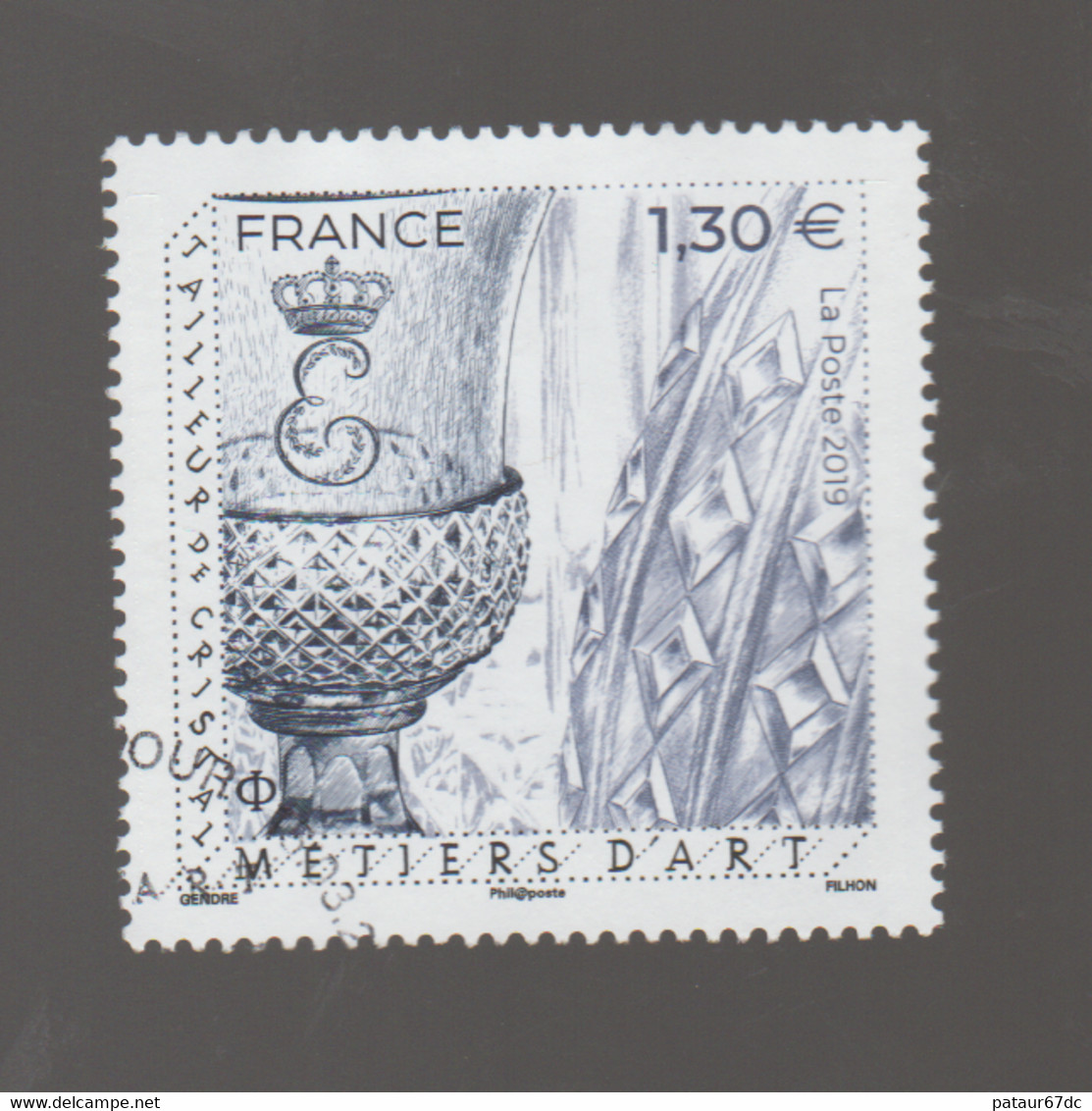 FRANCE / 2019 / Y&T N° 5306 : "Métiers D'art" (Tailleur De Cristal) - Choisi - Cachet Rond - Usati