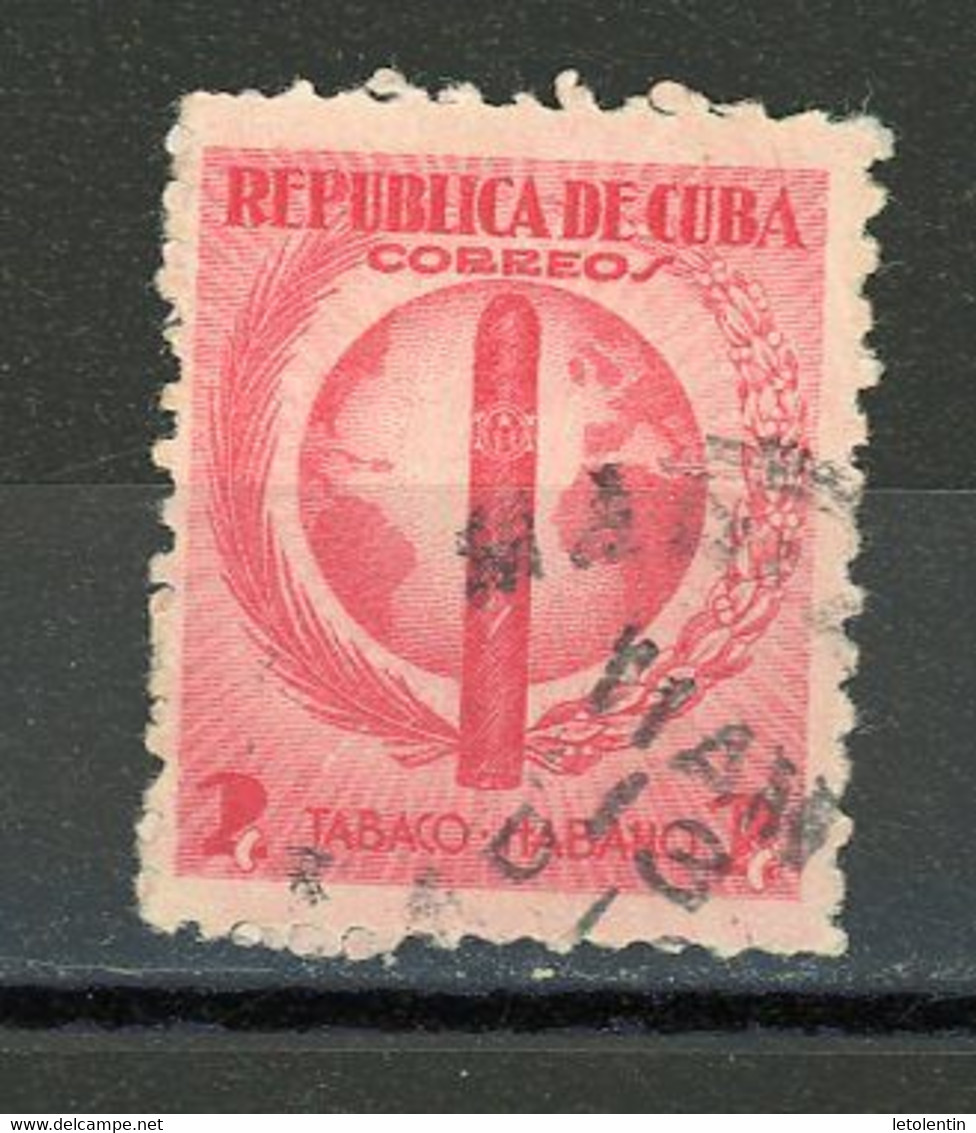 CUBA - LE TABAC - N° Yvert 258 Obl. - Oblitérés