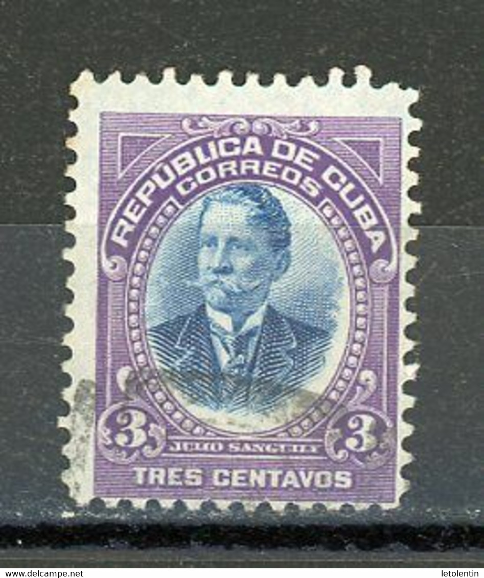 CUBA - SANGUILY - N° Yvert 155 Obl. - Gebruikt