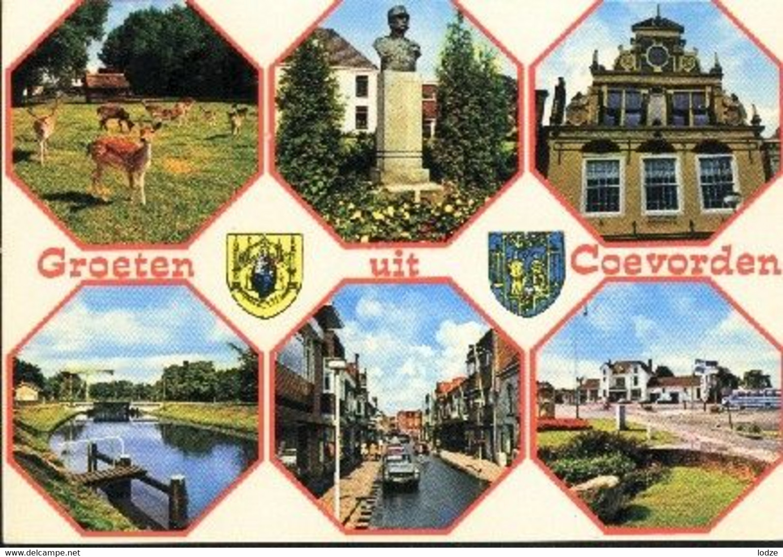 Nederland Holland Pays Bas Coevorden Met Beeld En Ander Moois - Coevorden