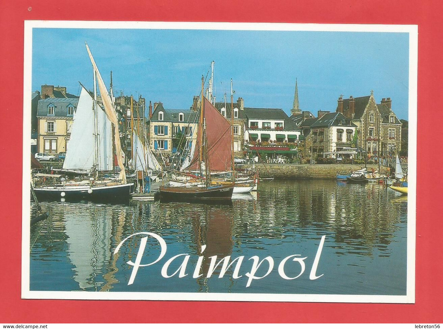 C.P.M.( 22)« PAIMPOL » Jolie Vue Générale;  Vieux Gréements Au Port  X2phots - Paimpol