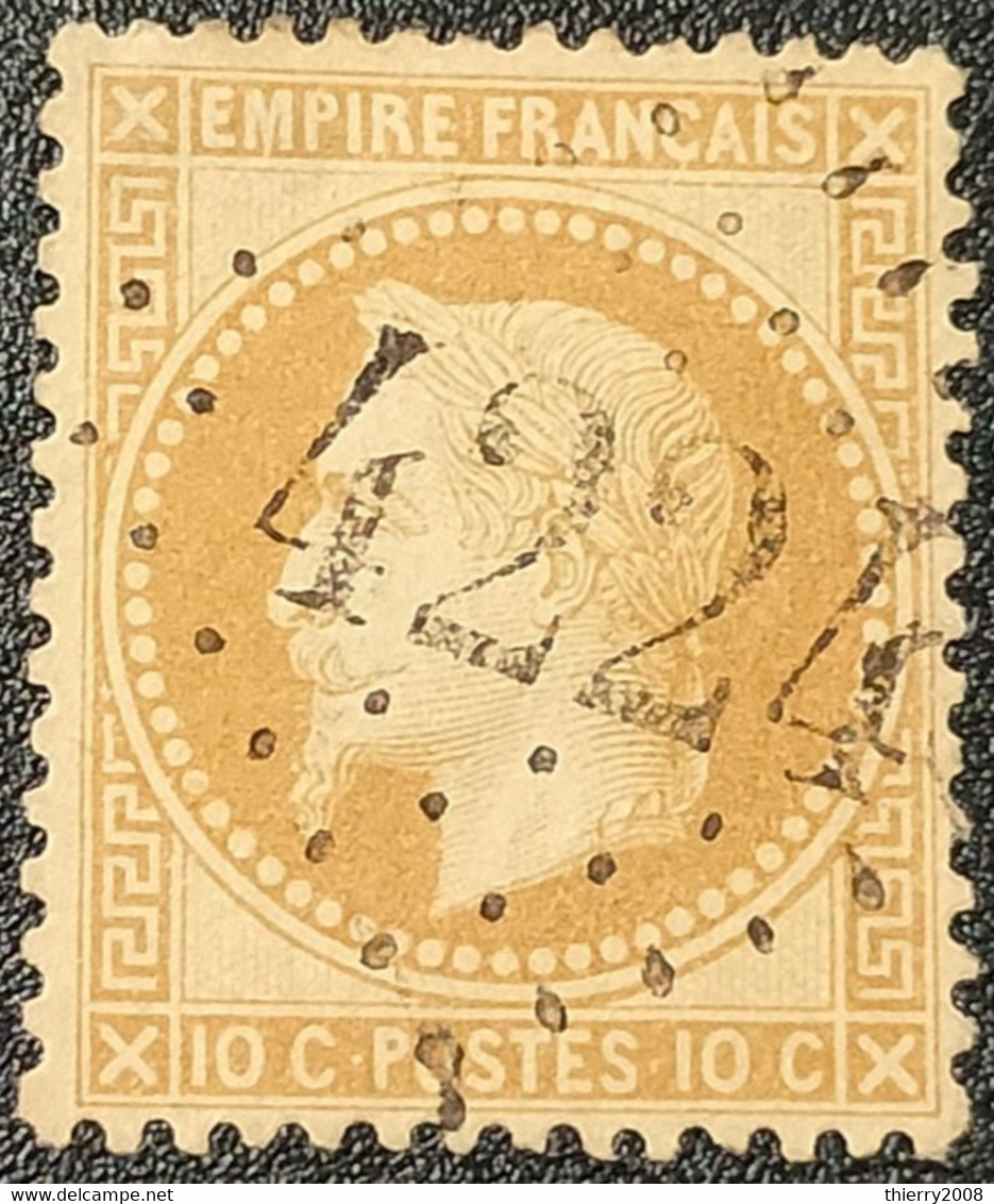 Napoléon III Lauré N° 28A Avec Oblitération Losange 4224  TB - 1863-1870 Napoleon III With Laurels