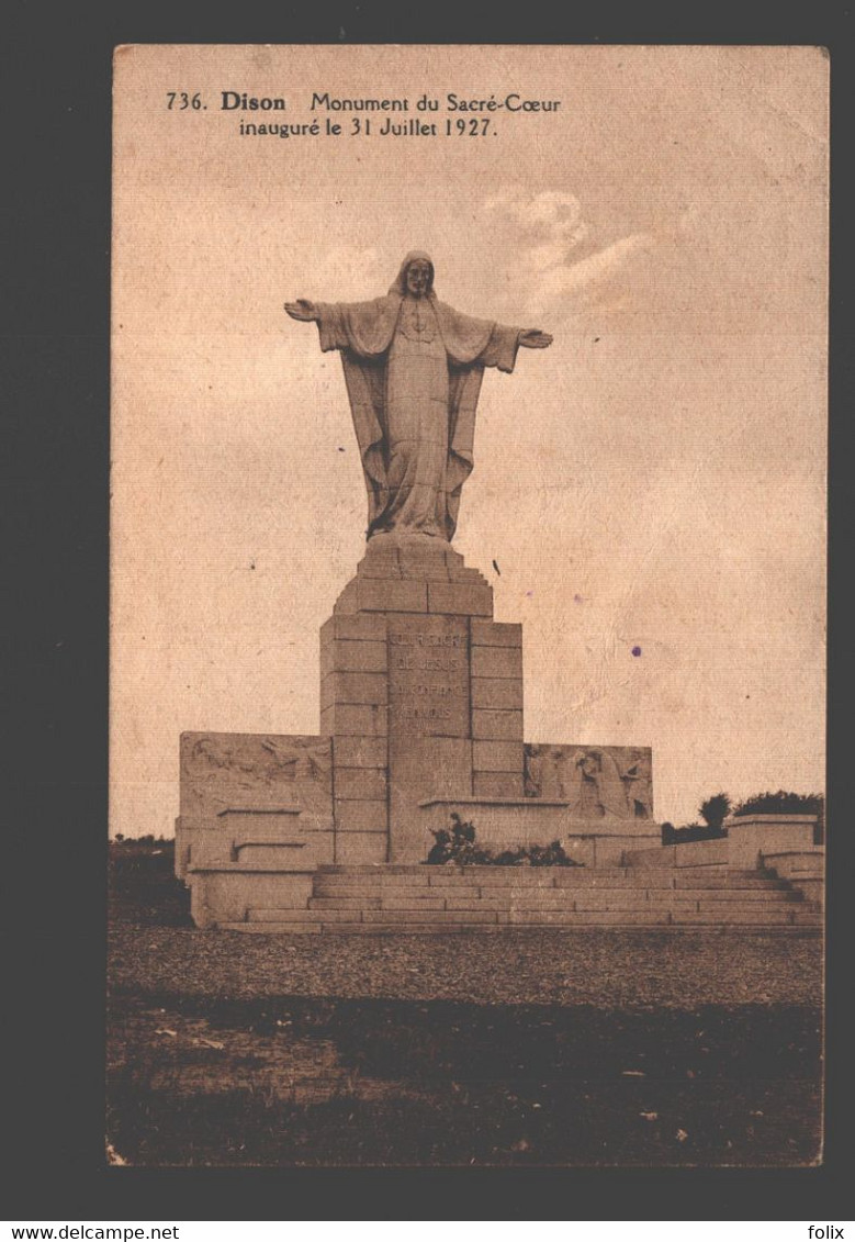 Dison - Monument Du Sacré-Coeur Inauguré Le 31 Juillet 1927 - Dison