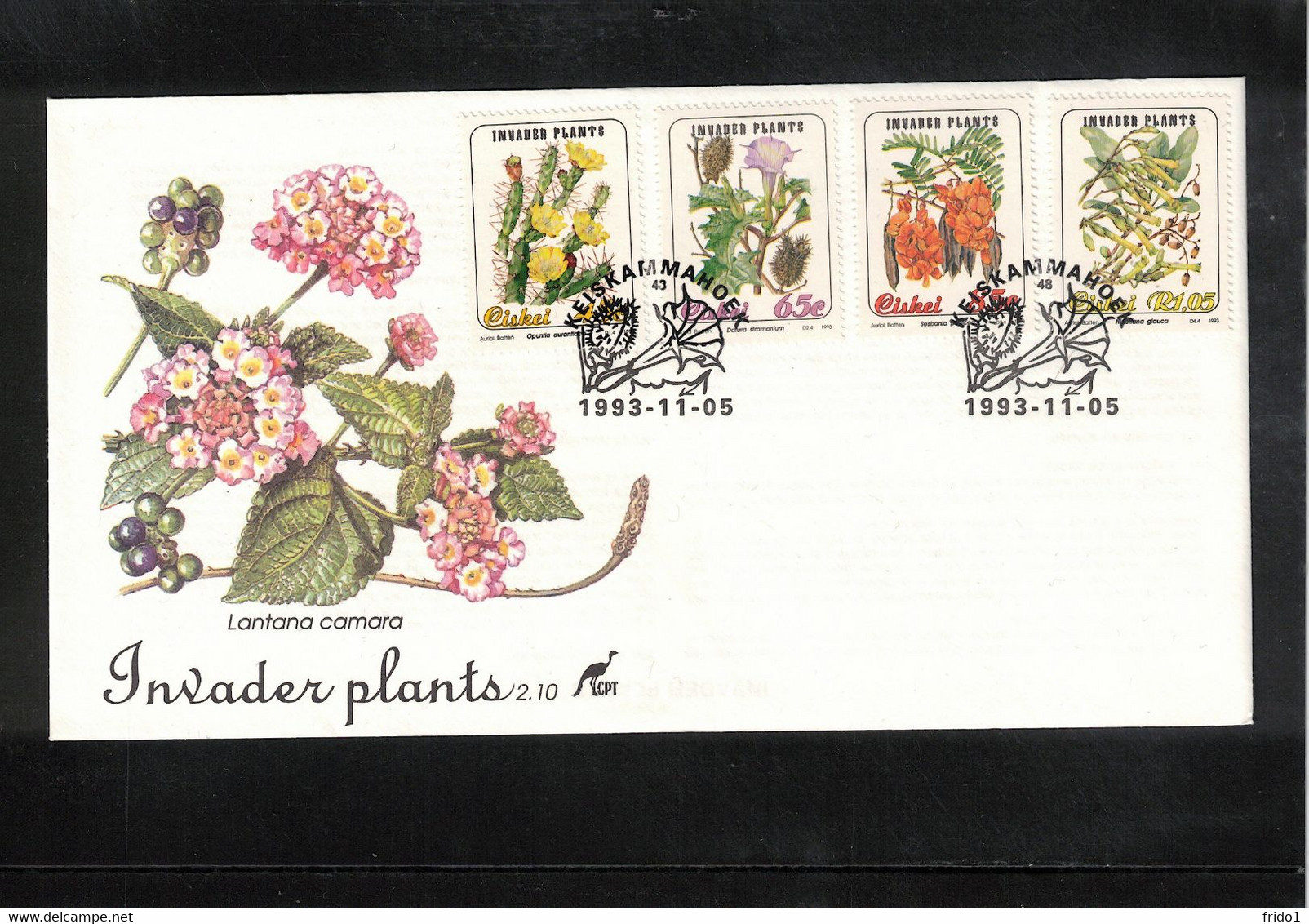 Ciskei 1993 Invader Plants FDC - Toxic Plants