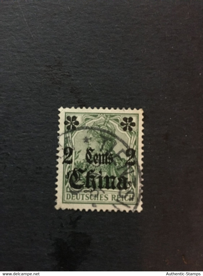 China Stamp, Imperial Germany Stamp Overprint, CINA,CHINE,LIST1352 - Oblitérés