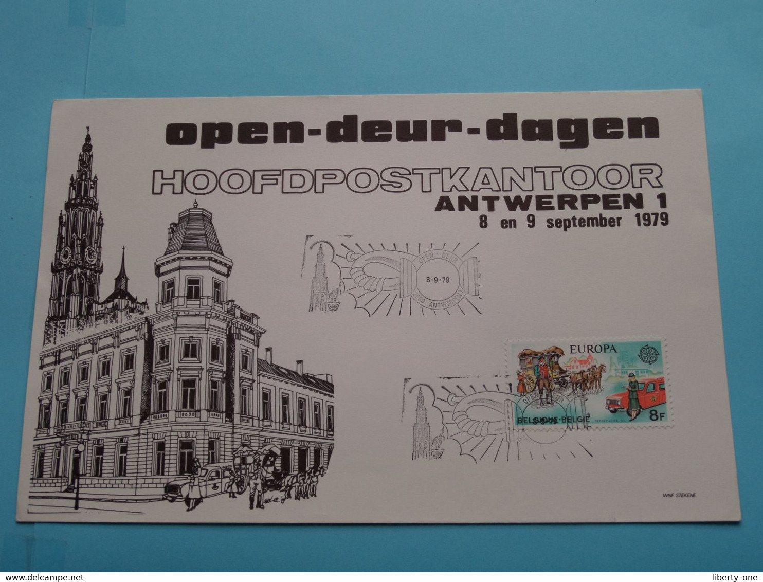 Open Deur Dagen HOOFDPOSTKANTOOR - ANTWERPEN 1 > 8/9-9-79 ( Zie / Voir Scan ) Blanco Achterkant ! - 1971-1980