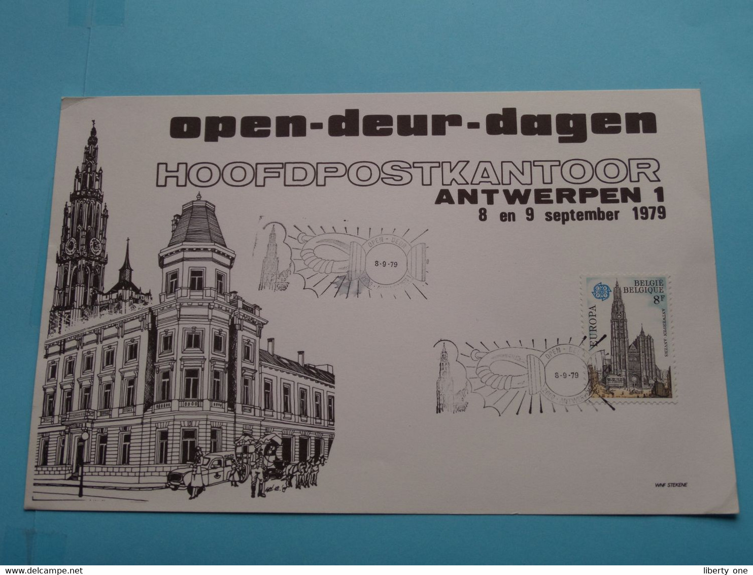 Open Deur Dagen HOOFDPOSTKANTOOR - ANTWERPEN 1 > 8/9-9-79 ( Zie / Voir Scan ) Blanco Achterkant ! - 1971-1980