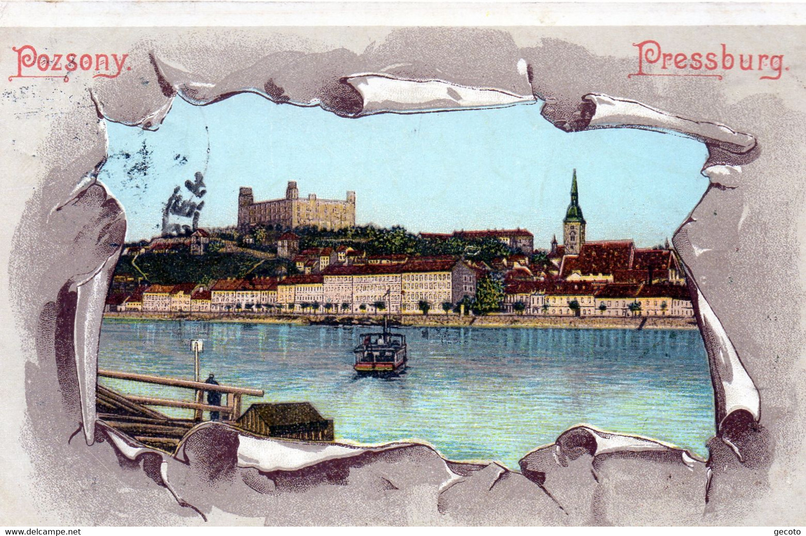 Pozsony Pressburg En 1900 - Slowakei