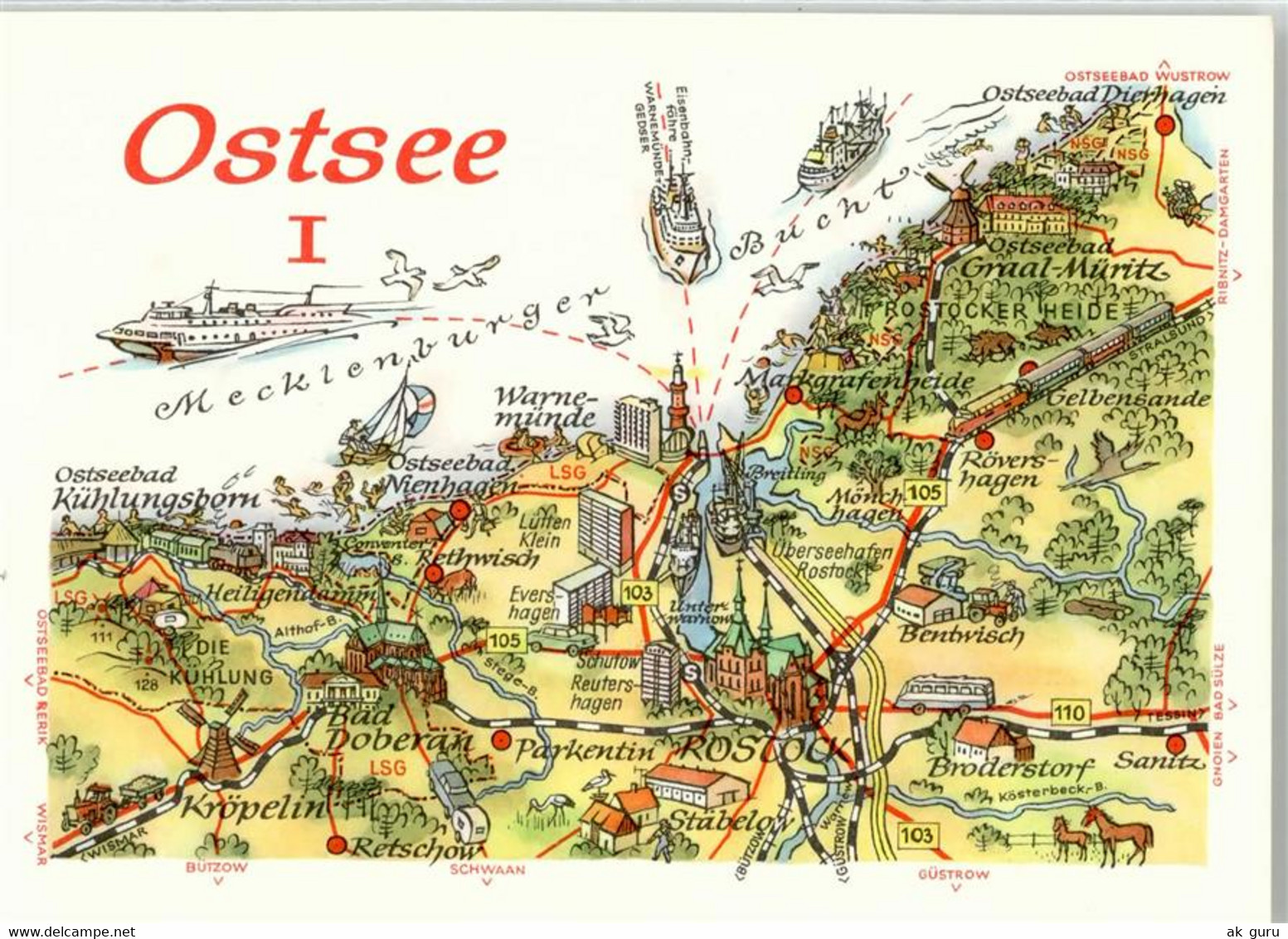 52399768 - Landkarte Ostsee - Sonstige & Ohne Zuordnung