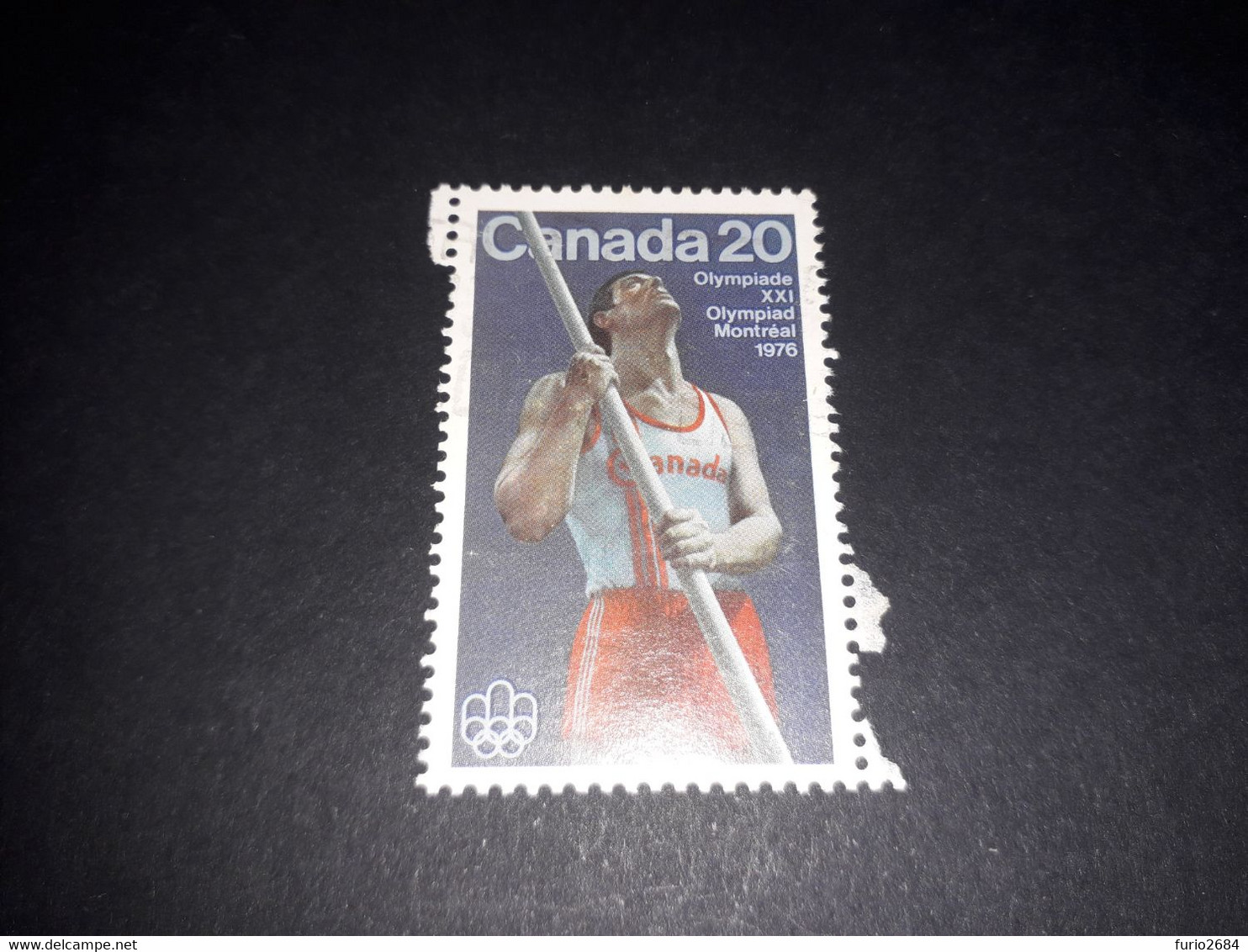 02AL03 CANADA OLYMPIADE XXI MONTREAL 1976 20 C. "O" - Other & Unclassified