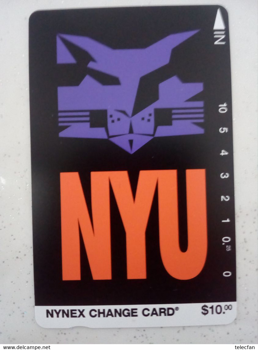 USA PREPAID TAMURA NYNEX NEW YORK UNIVERSITY 10$ NEUVE MINT 1995 - Nynex