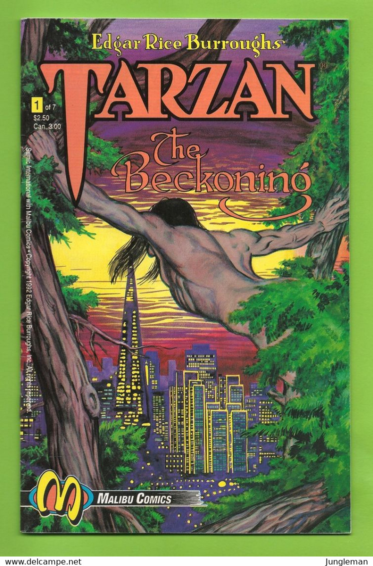 Tarzan - The Beckoning # 1 - Malibu Comics - In English - Dessins De Tom Yeates - November 1992 - Very Good - TBE / Neuf - Andere Verleger