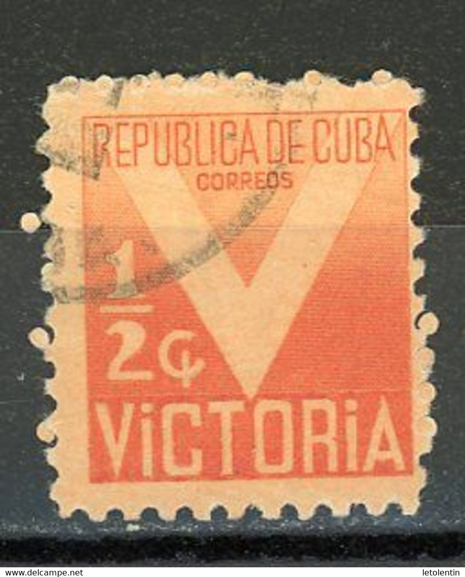 CUBA - BIENFAISANCE - N° Yvert 6 Obl. SANS LA SURCHARGE - Charity Issues