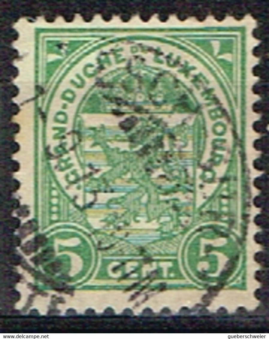 LUX-30 - LUXEMBOURG N° 92 Obl. Armoiries - 1907-24 Wapenschild