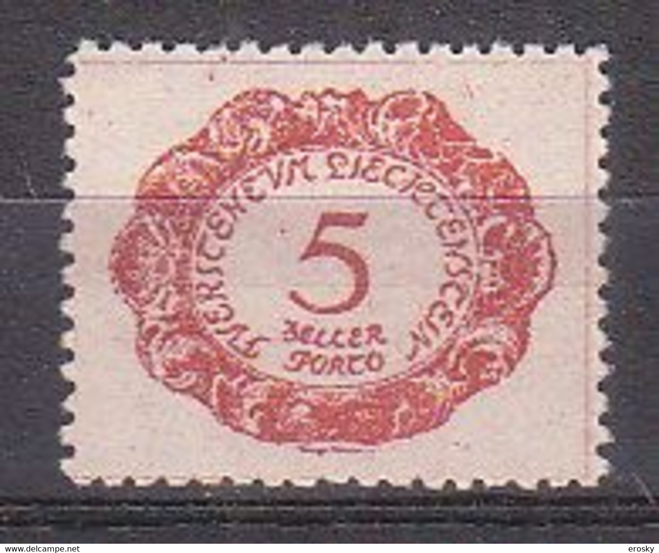 Q2588 - LIECHTENSTEIN TAXE Yv N°1 ** - Taxe