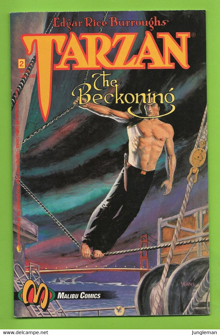 Tarzan - The Beckoning # 2 - Malibu Comics - In English - Dessins De Tom Yeates - December 1992 - Very Good - TBE / Neuf - Andere Verleger