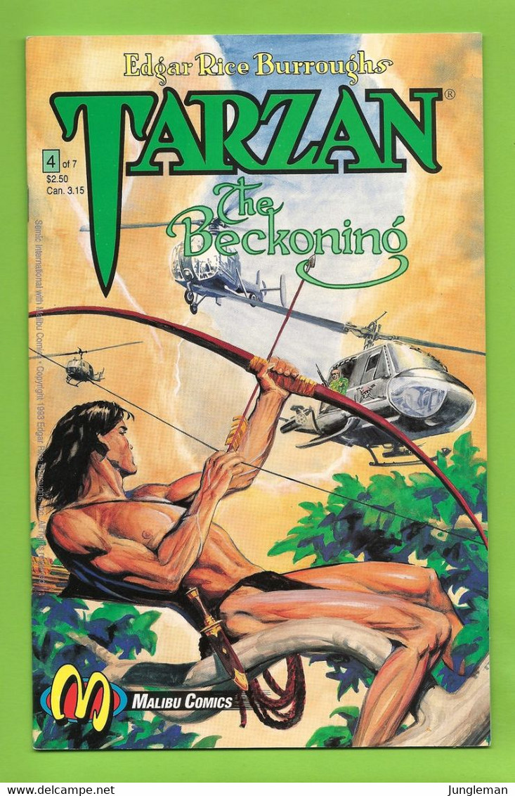 Tarzan - The Beckoning # 4 - Malibu Comics - In English - Dessins De Tom Yeates - February 1993 - Very Good - TBE / Neuf - Andere Verleger