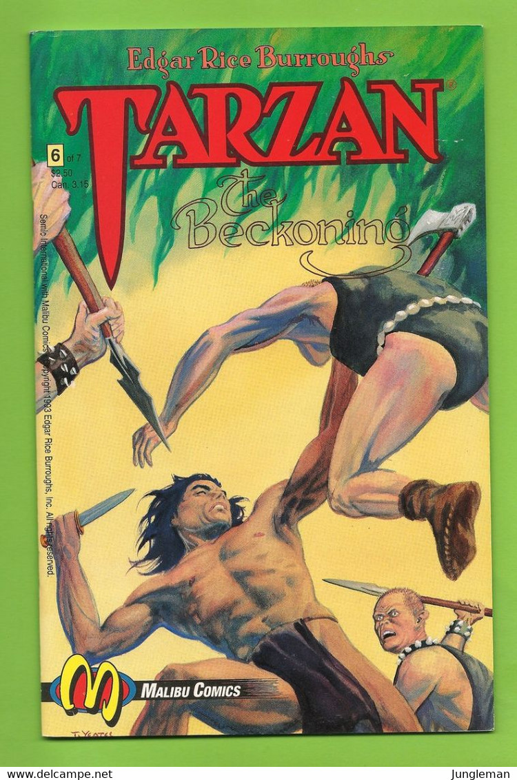 Tarzan - The Beckoning # 6 - Malibu Comics - In English - Dessins De Tom Yeates - April 1993 - Very Good - TBE / Neuf - Altri Editori