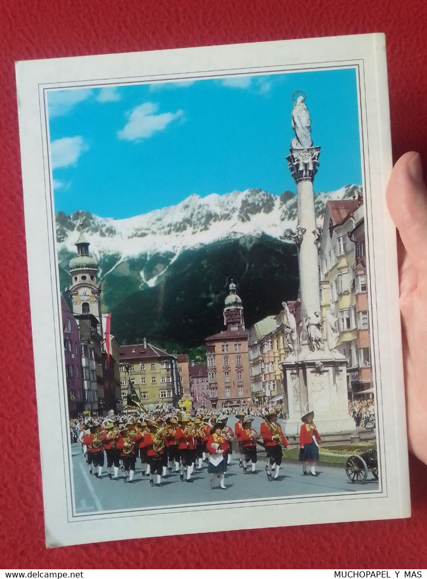 LIBRO GUÍA O SIMILAR ALPENSTADT INNSBRUCK AUSTRIA 100 COLORFOTOS TIROL, EN ESPAÑOL, ÖSTERREICH...VER FOTOS Y DESCRIPCIÓN - Geografía Y Viajes