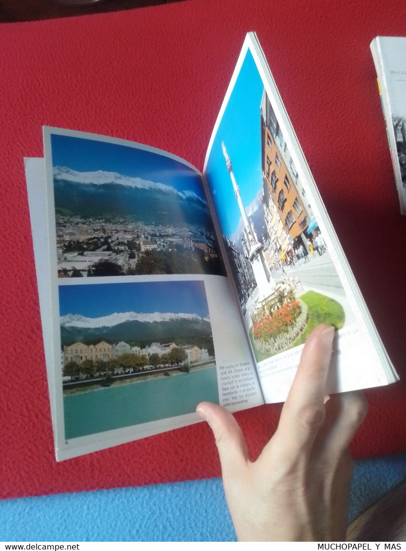 LIBRO GUÍA O SIMILAR ALPENSTADT INNSBRUCK AUSTRIA 100 COLORFOTOS TIROL, EN ESPAÑOL, ÖSTERREICH...VER FOTOS Y DESCRIPCIÓN - Geografía Y Viajes