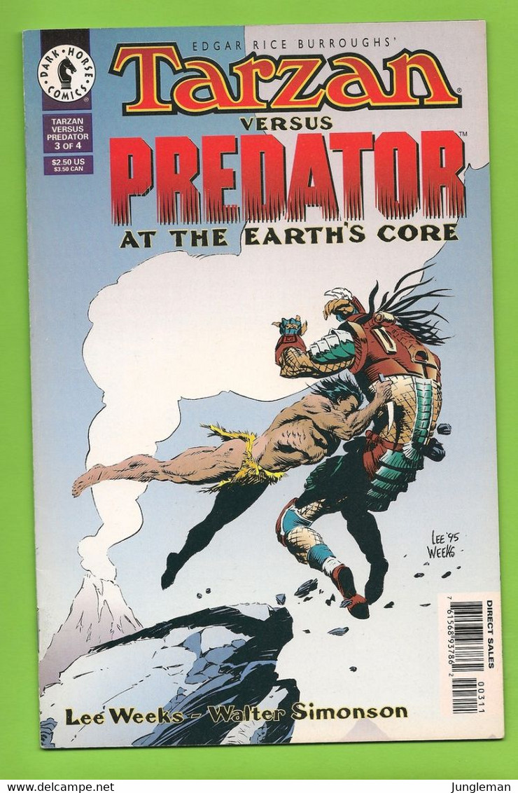 Tarzan Versus Predator # 3 - Dark Horse - In English - Dessins De Lee Weeks - March 1996 - Very Good - TBE / Neuf - Andere Verleger