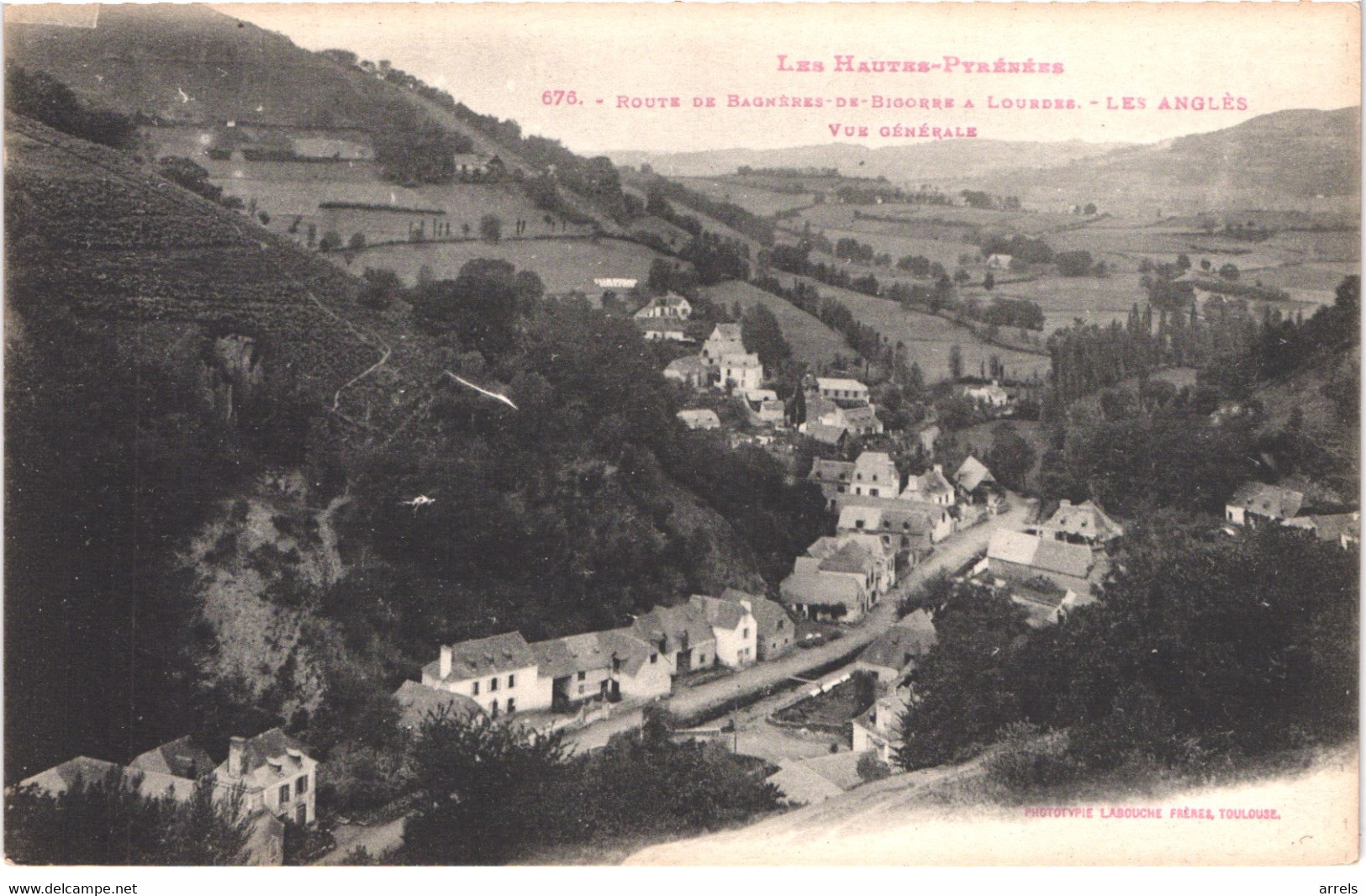 FR65 LES ANGLES - Labouche 676 - Vue Générale - Belle - Autres & Non Classés