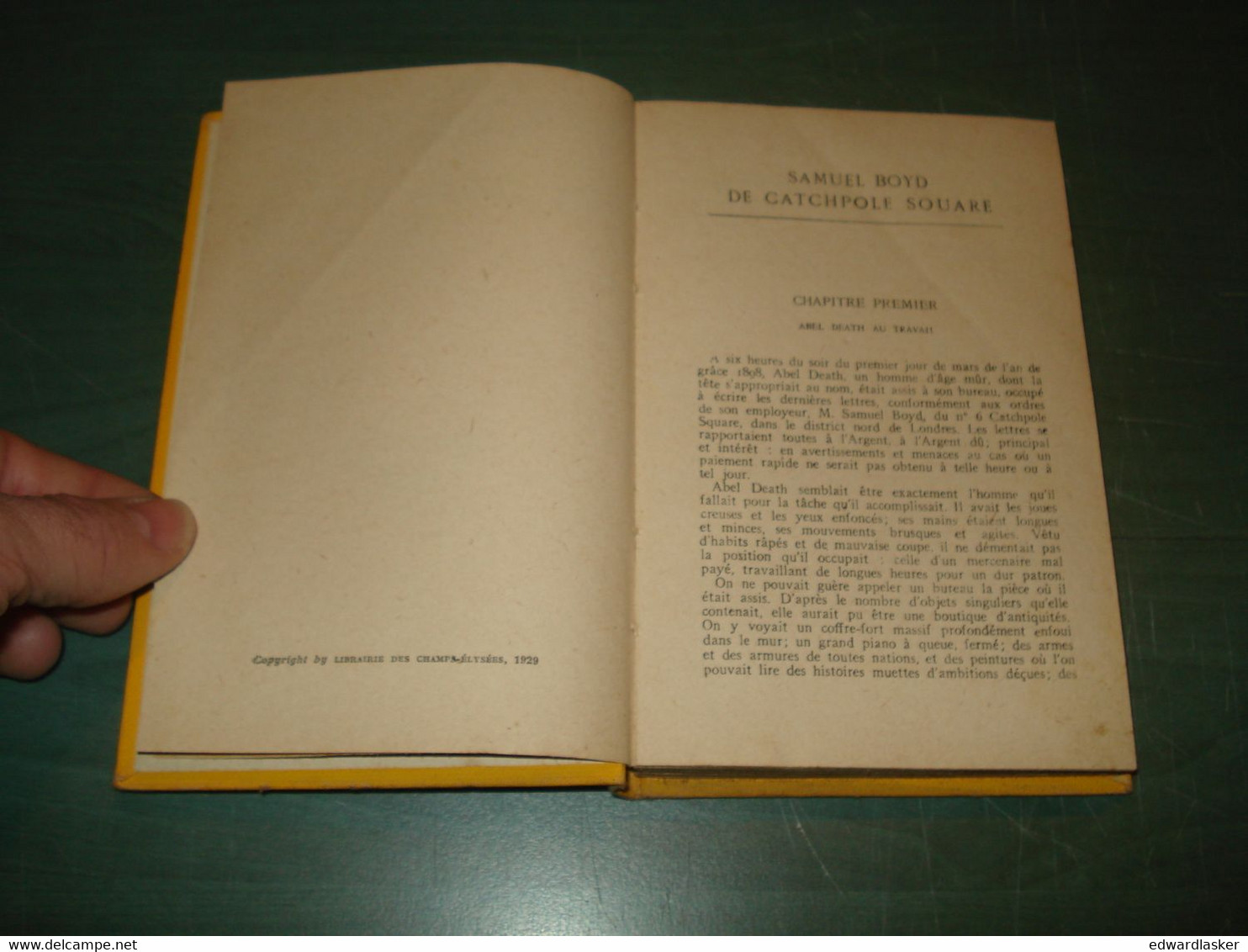 Le MASQUE n°45 : Samuel Boyd de Cathpole Square /B.L. Farjeon - jaquette 1929