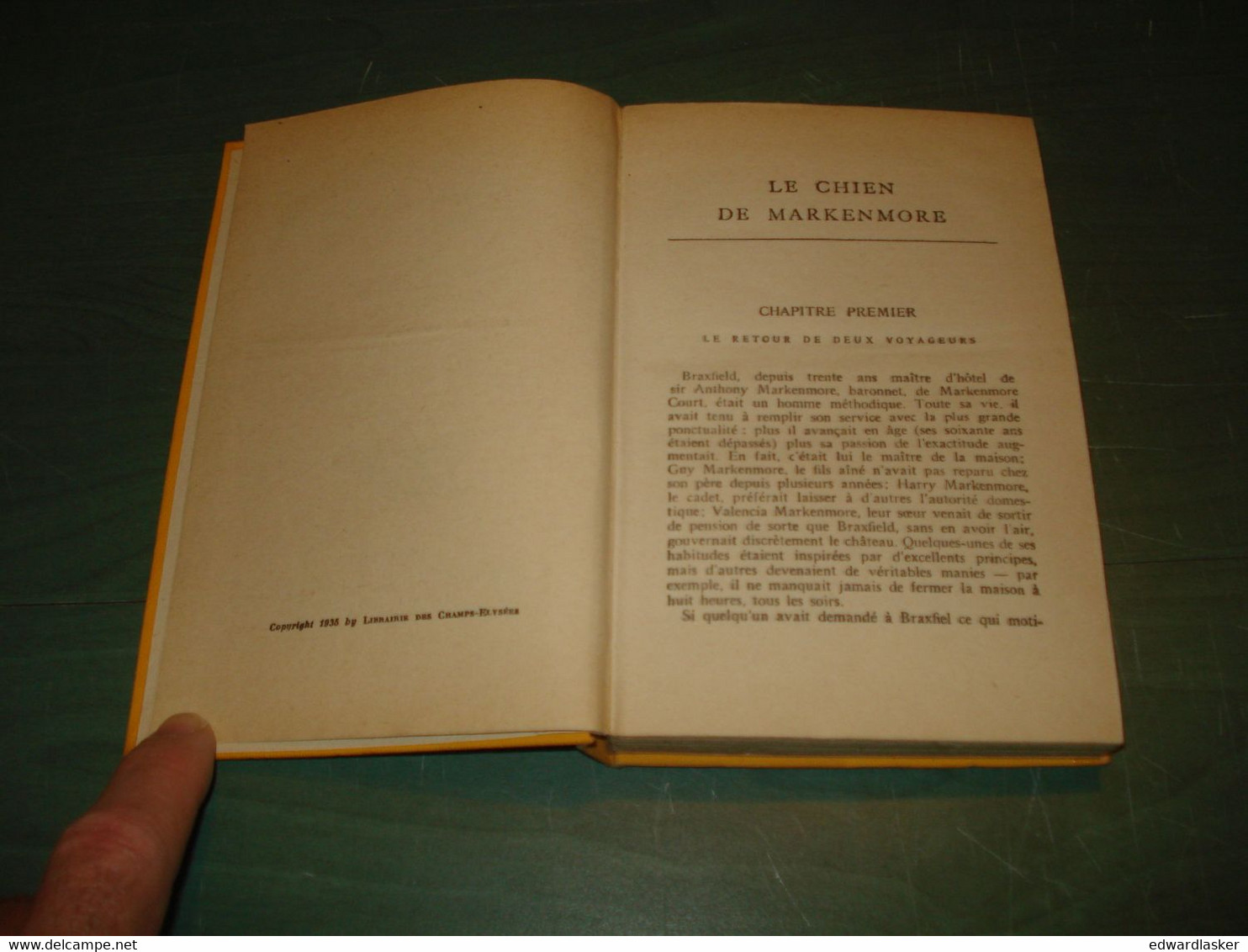 Le MASQUE n°172 : Le Chien de Markenmore /J.S. Fletcher - jaquette 1935