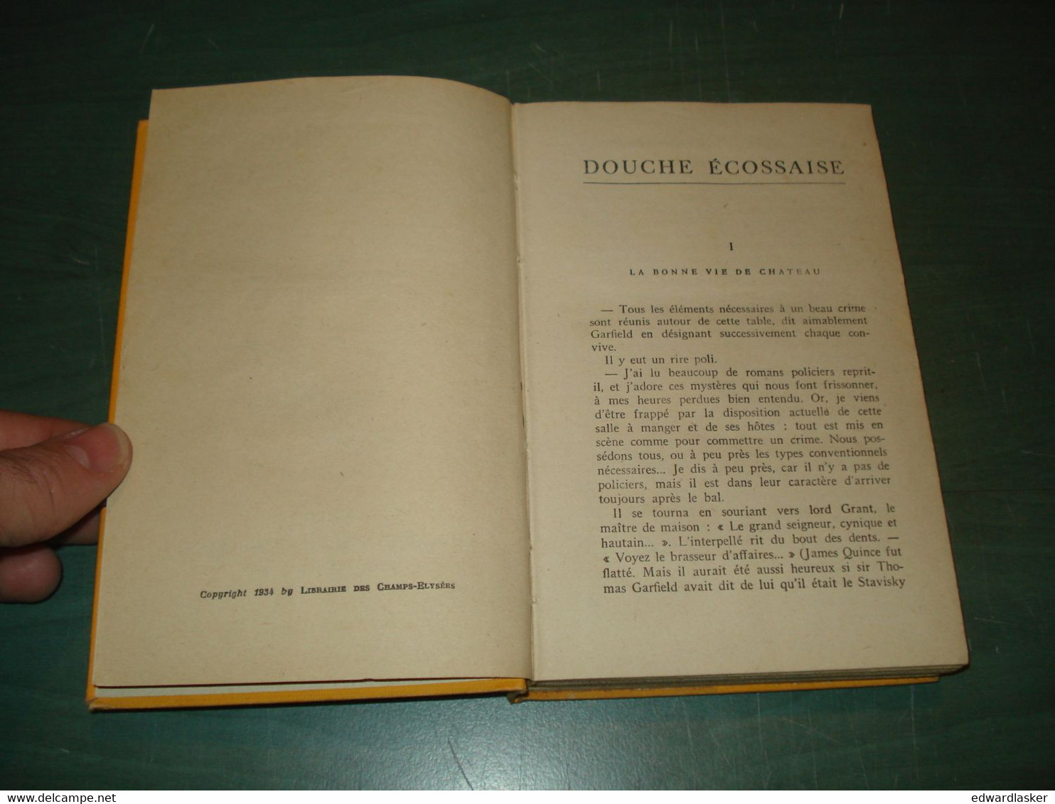 Le MASQUE n°162 : Douche écossaise /Robert Mason - jaquette 1934
