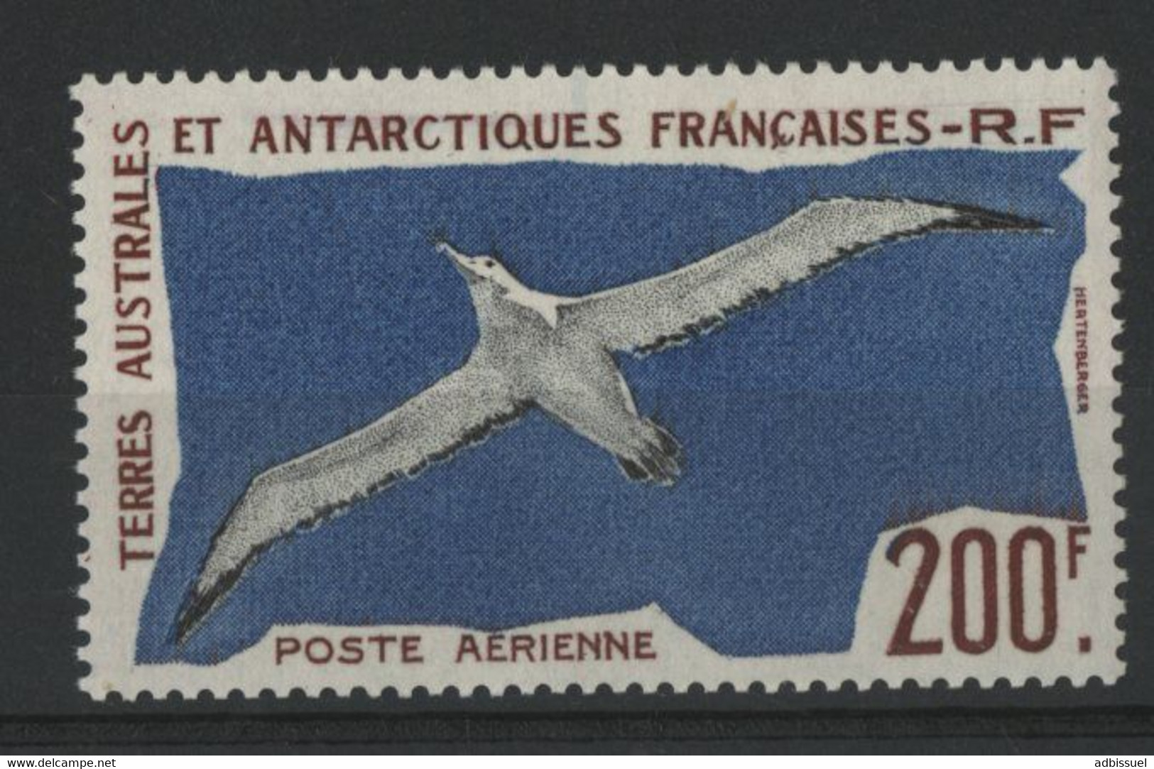 TAAF POSTE AERIENNE N° 4 Neuf ** (MNH) Cote 56 € 200 Fr Grand Albatros. TB - Luftpost